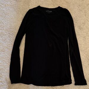 Everlane Black Long Sleeve Tee